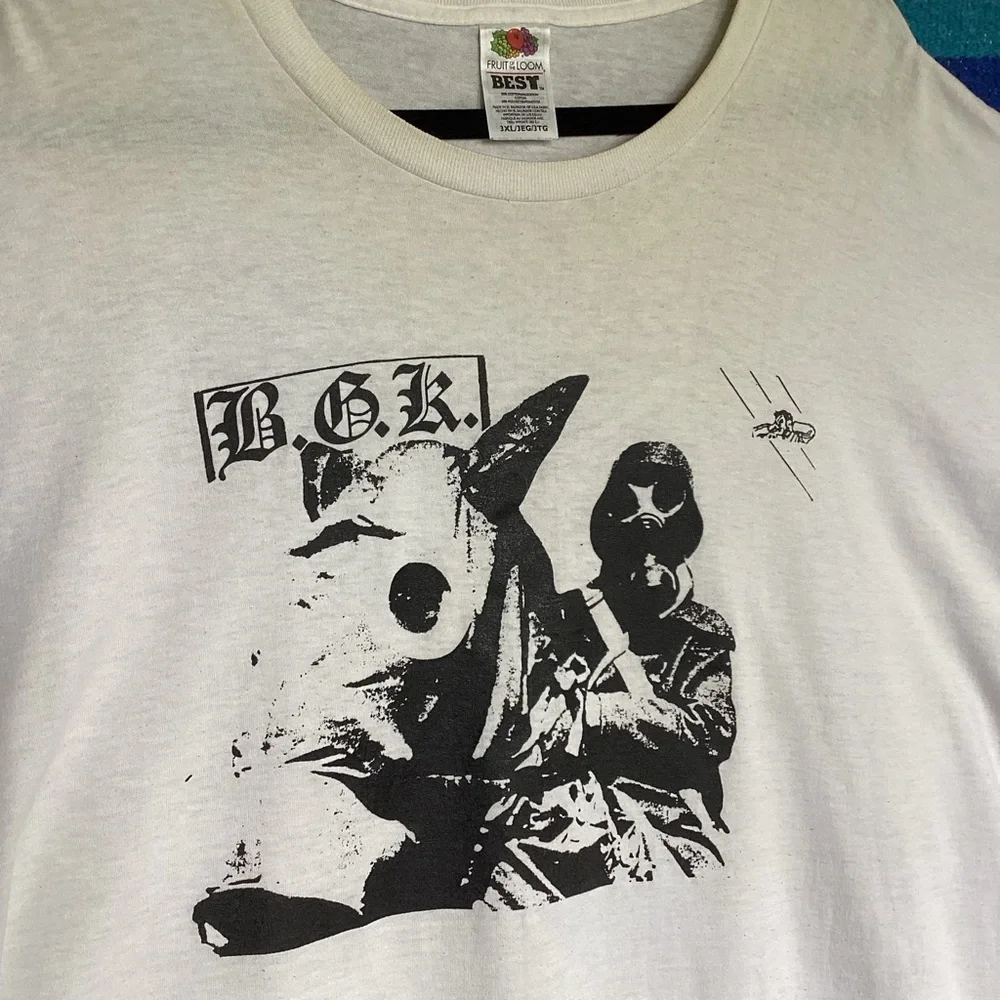Vintage BGK Balthasar Gerards Kommando Dutch hardcore punk band shirt rare - Picture 7 of 12